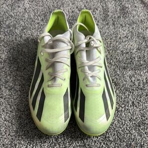 Adidas Neon Green and Black Soccer Cleats